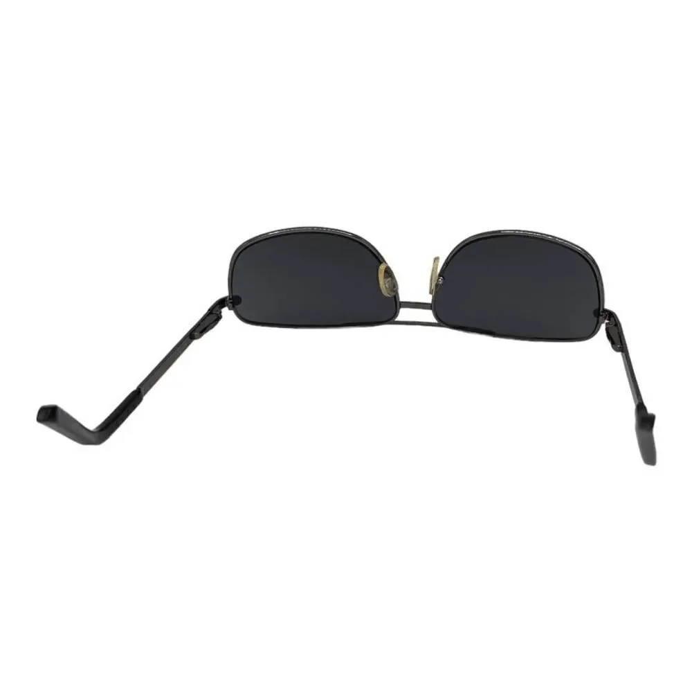 Aviator style sunglasses black/silver kc104